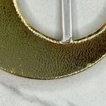 Vintage Plastic and Metal Metallic Gold Scarf Slide Shirt Tie Bar Belt Buckle Photo 8