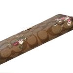 Coach  F29931 Brown Floral Women's Wallet NWOT Photo 3