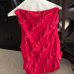 Oh Polly Pink Ruffle Mini Dress Photo 1