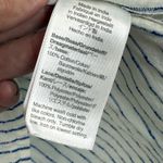 J.Crew  Beachwear XS/S Striped Crochet Trim Tunic Cover-Up‎ Dress Blue White Photo 4