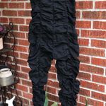 Forever 21 NEW   Black Ruched Jumpsuit M Photo 8