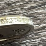 Christian Dior Vintage Women’s Silver/Gold Tone Pendant White Stone Photo 3