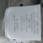 Rose + Olive  S Taupe Cut Work Trim Top Photo 9