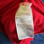 Chico's  Vibrant Red Sweatshirt with Zipper Accents 16/18 Photo 7