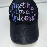Trust Me I’m A Unicorn Sparkly‎ Baseball Cap Black Photo 1