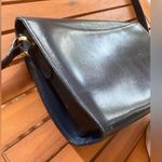 Salvatore Ferragamo  Gancini Shoulder Bag Leather navy blue vintage Photo 6