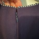 Ann Taylor  Dress Size 4 Womens Navy Blue Shift Career Knee Length Photo 3