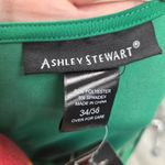 Ashley Stewart Kelly Green Ruched Dress - NEW - Size 34/36 Photo 3