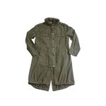 7 For All Mankind Seven For All Mankind Green Military/Army/Utility Jacket Coa Size M Photo 11