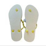 Old Navy Lemons Sugarcane-Blend Flip-Flop Sz 7 Photo 3