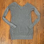 Lululemon The Sweater Life Waffle Knit Sweater Grey size 2 Photo 3