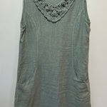 Lungo L'Arno 100% linen dress made in Italy pale green size M sleeveless Size M Photo 0