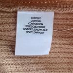 WAYF  Women's Camel Pullover Puff Sleeve Squared Neck Sweater Size Medium #243361 Photo 3