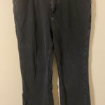 Womens Black Wash LL Bean Classic Fit Straight Leg Jeans Size 16P 16‎ Petite Photo 0