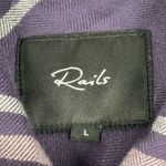 Rails Shirt Womens Large Purple Pink Plaid Casual Grunge Campcore Cabincore Photo 5