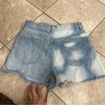 PacSun Women’s Blue Ultra High Rise Vintage Button Fly Denim Cut-Off Shorts 26 Photo 6