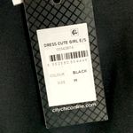 City Chic NWT Cute Girl Elbow Sleeve Dress in Black Photo 8
