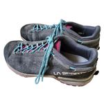 La Sportiva TX2 EVO Women 7 US Grey Leather Low Hiking Shoes Vibram Soles FLAWS Photo 6