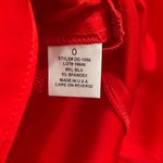 Intermix Red Silk Keyhole Top 0 XS Photo 6