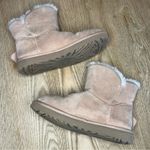 UGG  Classic Mini Twist Ankle Boots Suede Fur Lined Blush Pink Women’s Size 8 Photo 5