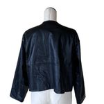 ZARA NWOT  FAUX Vegan LEATHER BLAZER  3046/042/800 Large Bloggers Fav Photo 8