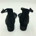 Steve Madden Irenee Black Suede Ankle Strap Block Heel Size 10 Photo 7
