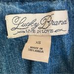 Lucky Brand Addisyn Blue Denim Moto Jacket Photo 8