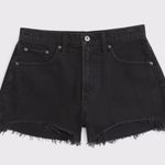 Abercrombie & Fitch Abercombie and Fitch Curve Love Mom Short High Rise  Photo 0