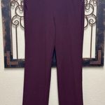 Roz & Ali  wine dress pants with back pockets Photo 0