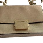 Michael Kors  Cynthia Small Gold Metallic Leather Shoulder Bag Purse Photo 3