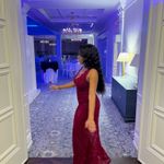 Macy's Burgundy Evening Gown Photo 1