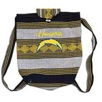 LA Chargers Backpack Sling Bag Woven Embroidered Boho Los Angeles NFL Yellow Photo 0