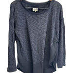 Anthropologie  CircleLight Sweater Size‎ Small Charcoal Gray Long Sleeve Photo 0