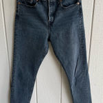 Levi's Levi’s Premium Wedgie Tapered Mom Jeans Button Fly in Dark Vintage Wash Size 31 Photo 0