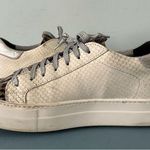 P448 Thea Python Roccia White Leather Platform Sneakers Photo 4