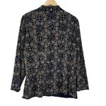 J Kara New York Formal Beaded Top Womens XL Black Silk Zip Back Photo 1