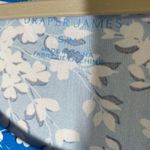 Draper James Sleeveless Floral Ruffle Bottom Dress Blue White Size Small / Med Photo 8