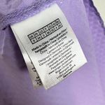 ROTATE Sierina Ruched Puff Sleeve Metallic Midi Dress in Purple Size US 0 Photo 8