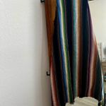 L&B  Multicolor Striped Aztec Vest Photo 1