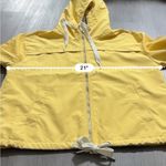 Ivory Ella Yellow Full Zip Drawstring Tie Waist Long Sleeve Hooded Jacket Sz XS Photo 9