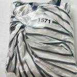 Jason Wu Black and White Striped Midi Dress Size 4 Preppy Yacht Wife Summer Photo 13