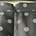 J.Crew NWOT Size Small (4) Black Pleated Mini Skirt Silver Polka Dots Bubble Photo 7