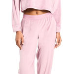 Juicy Couture 2 Piece Matching Velvet Hoodie and Pant Pajama Set Photo 0