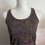 Fabletics  • Leon Tank Top Fractal Print Black Purple Orange Photo 3