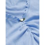 Old Navy Cinched Rib-Knit Tank Top  NWT Lighthouse Blue Small Photo 3