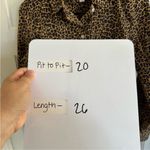 J.Crew  Button-up leopard shirt in signature fit size medium Photo 7