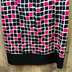 Voir Voir Size 10 Sleeveless Block Print Back Zippered Dress Photo 7