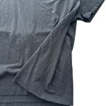 Lululemon Split Side-Tie Tee V-Neck Shirt Grey Plus Size 16 Cotton Maternity Photo 5