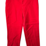 Old Navy Women Red Harper Mid-Rise Career Pants Size 8 Regular Colorful Career Photo 0