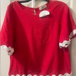 Boutique red top Size L Photo 1